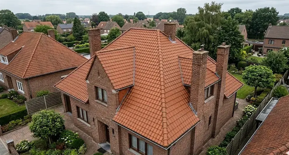 Nettoyage de toiture par drone